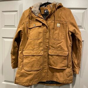 Carhartt Women's Loose Fit Washed Duck Insulated Coat